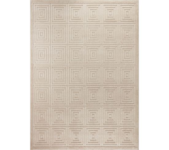 Tapis D'intérieur/extérieur Scandinave Moderne Beige 160x220