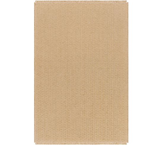 Tapis Bohème En Jute Marron Clair 160x213