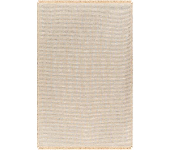 Tapis Bohème En Jute Marron Clair, Gris 120x170