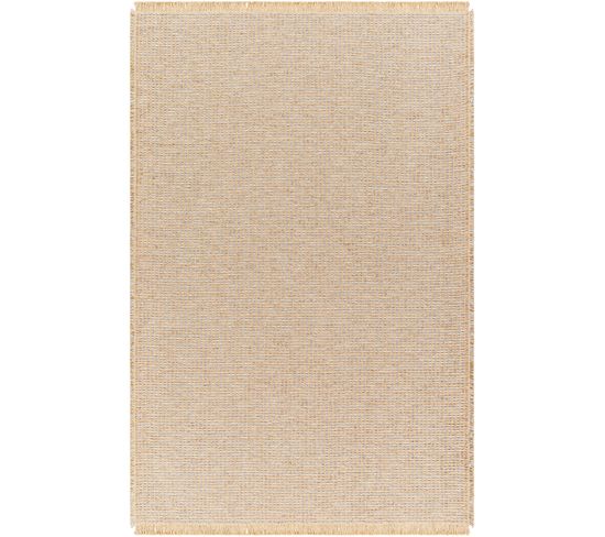 Tapis Bohème En Jute Marron Clair/brun Clair/gris 160x213