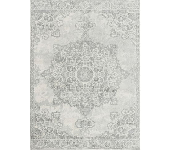 Tapis Vintage Oriental Gris/ivoire 140x200