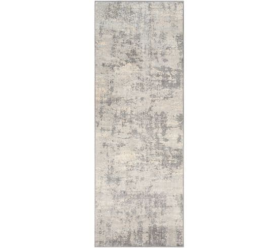 Tapis Abstrait Moderne Gris/ivoire 140x200