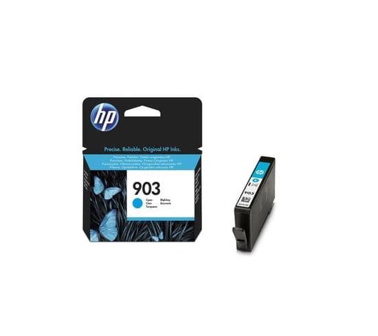 Cartouche D'encre Cyan Hp 903  - Authentique Pour Hp Officejet Pro 6950/6960/6970 (t6l87ae)