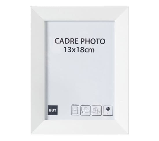 Cadre photo 13x18 cm  Blanc