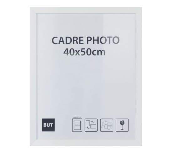 Cadre photo 40x50 cm  Blanc