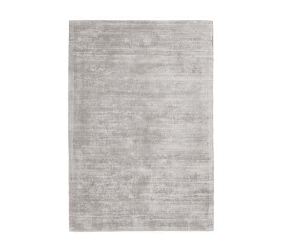 Tapis Moderne Uptown En Soie - Argent - 120x170 Cm