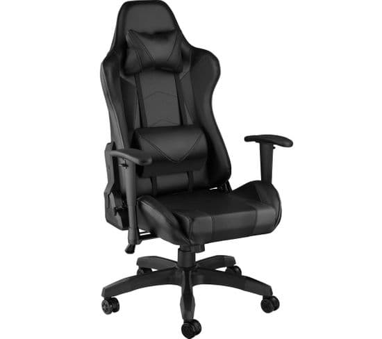 Fauteuil De Bureau Sport Gamer Noir