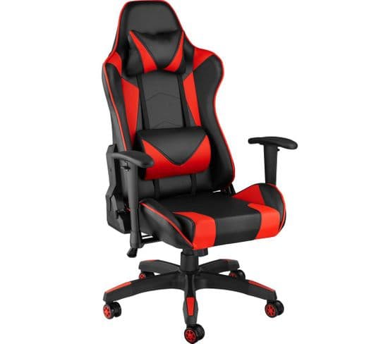 Fauteuil De Bureau Sport Gamer Noir/rouge