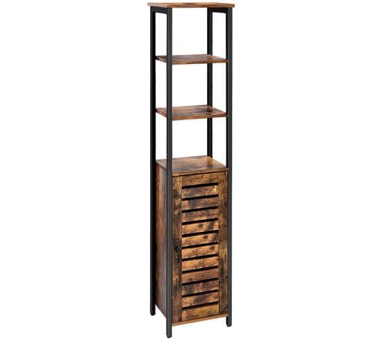 Meuble Colonne Meuble De Rangement Armoire De Rangement Haut Pour Salle De Bain Salon 37 X 30 X 167