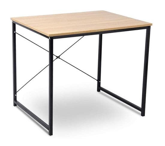 Grande Table De Bureau En Chêne Clair Design De Bureau 19_0000573