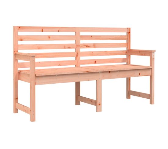 Banc De Jardin Meuble De Patio D'extérieur Terrasse 159,5 X 48 X 91,5 Cm Bois Massif De Douglas 02_