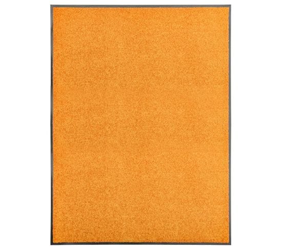 Paillasson Lavable Orange 90x120 Cm Dec023202