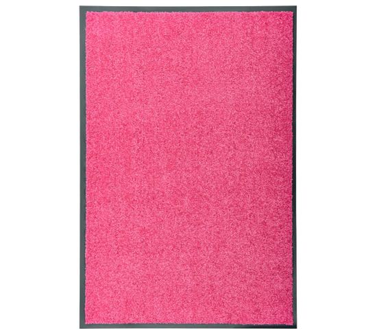 Paillasson Lavable Rose 60x90 Cm