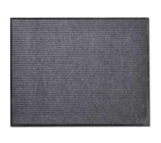 Tapis D'entrée Paillasson Pvc Gris 120 X 180 Cm Dec023124