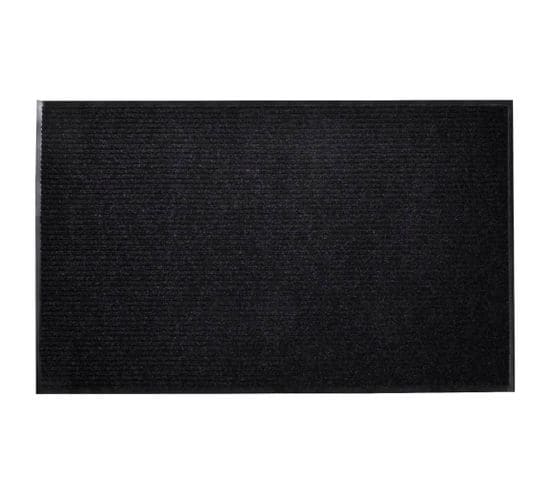 Tapis D'entrée Paillasson Pvc Noir 120 X 180 Cm Dec023114