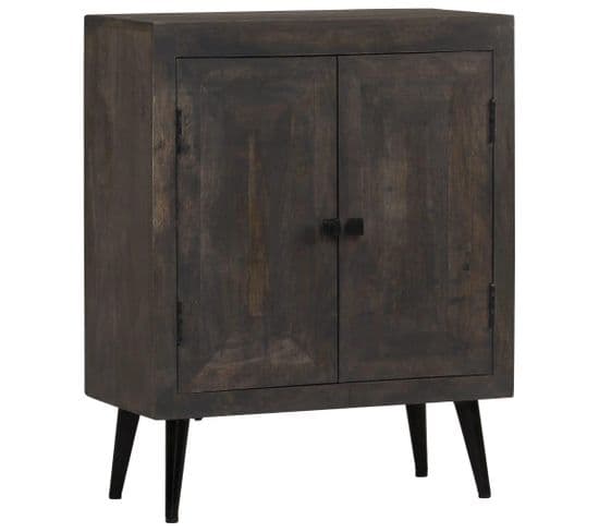 Buffet Bahut Armoire Console Meuble De Rangement Bois Solide De Manguier 76 Cm 4402212