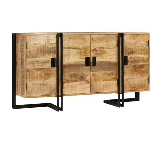 Buffet Bahut Armoire Console Meuble De Rangement Bois De Manguier Massif 150 Cm 4402145