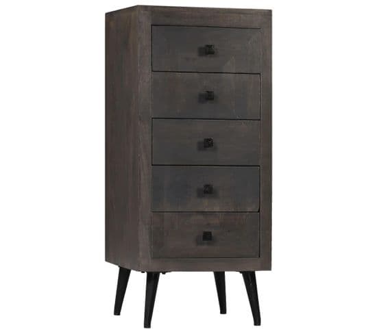 Buffet Bahut Armoire Console Meuble De Rangement Bois Massif De Manguier 91 Cm 4402073