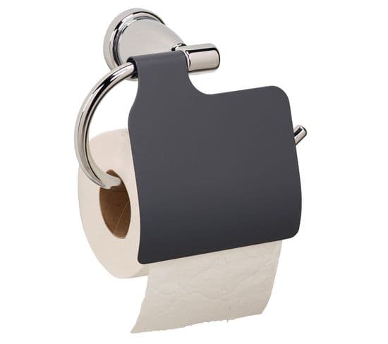 Dérouleur Papier Toilette Zigzag - Gris Anthracite