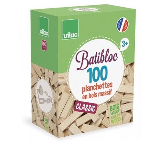 Batibloc Classic 100 Planchettes En Bois