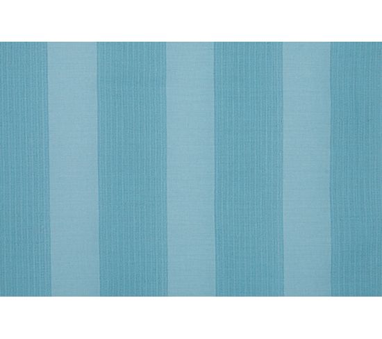 Voilage Fantaisie Rayures Verticales Tissées - 140x280 Cm - Bleu