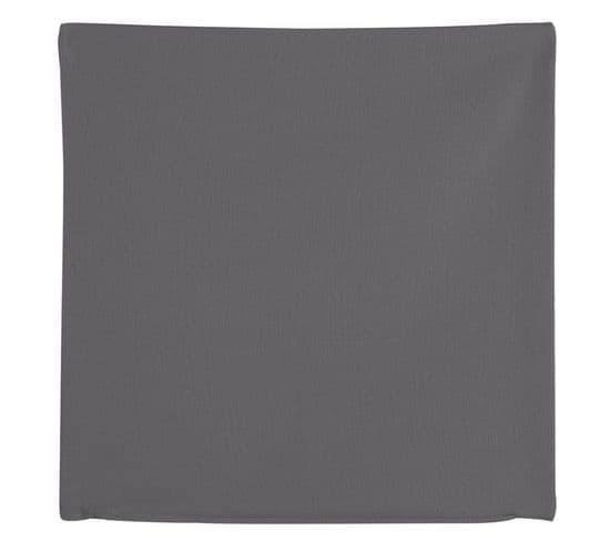 Housse De Coussin En Toile Extérieure - 60x60 Cm - Gris