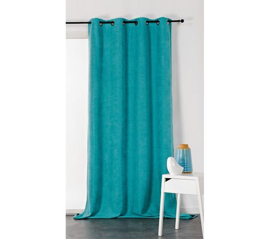 Rideau Alaska Isolant Et 100 % Occultant - 140x260 Cm - Turquoise