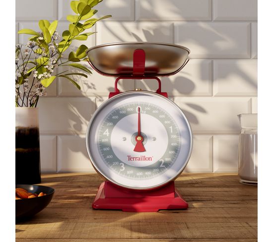 Balance de cuisine TERRAILLON Tradition 500 Rouge