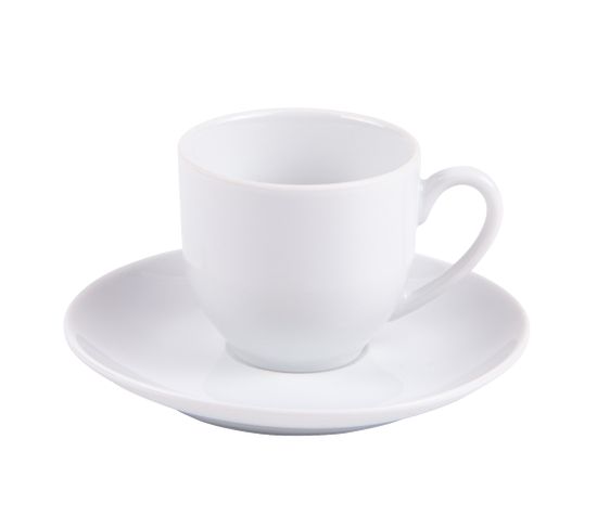 Tasse à Café Et Sa Soucoupe 10 Cl Alaska (lot De 2)