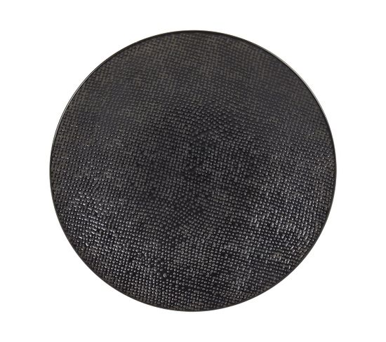 Assiette À Dessert Vésuvio Noir 21 Cm (lot De 6)