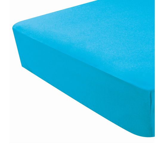 Drap Housse Uni En Jersey - 70x140 Cm - Turquoise