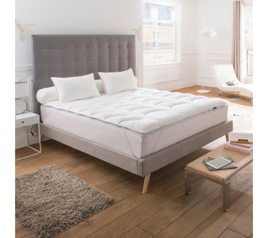 Surconfort De Matelas Saphir 140 X 190 Cm Blanc