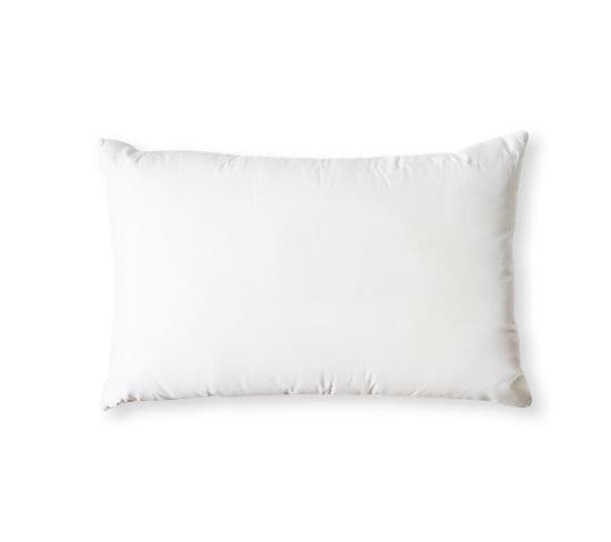 Oreiller Medium Extra-doux - Coton Bio - Emile 50 X 70 Cm Blanc