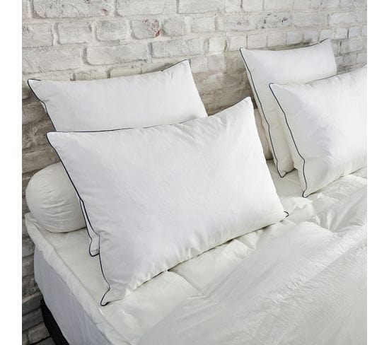 Oreiller Natur'duv Ferme - 10% Duvet 60 X 60 Cm Blanc