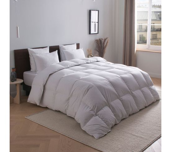 Couette Eclipse - 50% Duvet - Tempérée 200 X 200 Cm Blanc