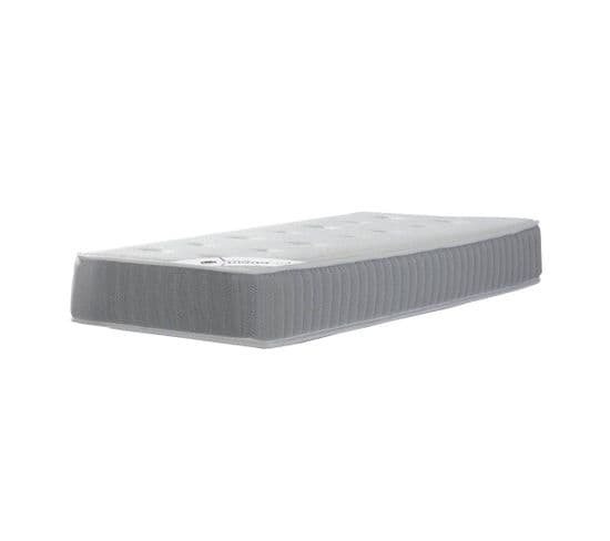 Matelas Ressort 90x190 cm Attirance, Ressorts Ensachés, Ferme, H24 cm