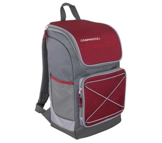 Sac A Dos Isotherme Coolbag - 30l - Picnic - Gris/rouge