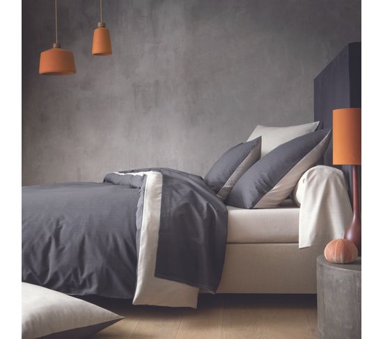 Housse De Couette En Bambou Gris 200x200