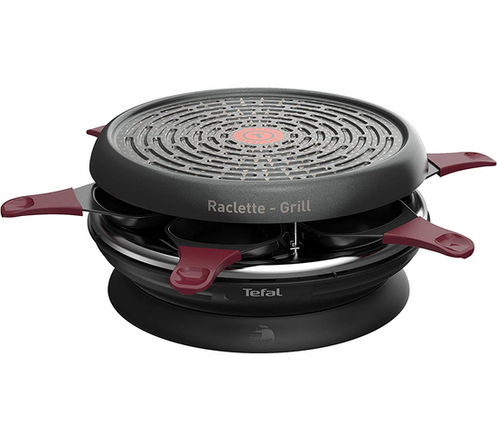 Appareil A Raclette, 6 Coupelles, Revêtement Antiadhésif, Rangement Intégré - Re1820112 Store'inn