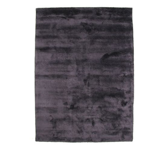 Tapis En Viscose Gris Bleu 133x190 - Art Grand Style