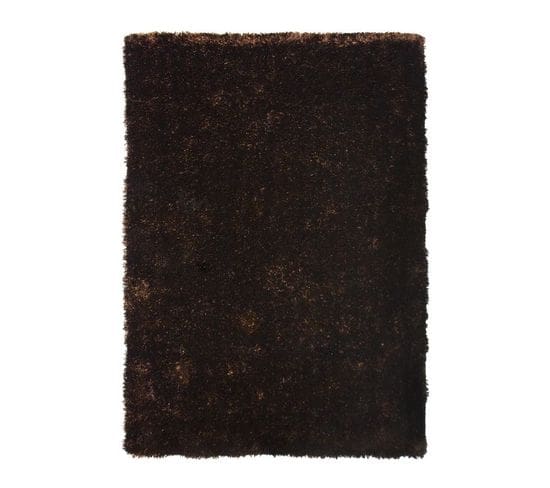 Tapis à Poils Longs Chocolat 190x200 - Oslo