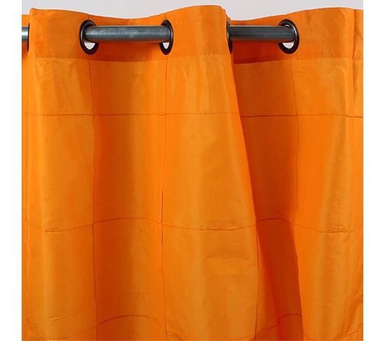 Rideau En Taffetas Orange 150x250 - William