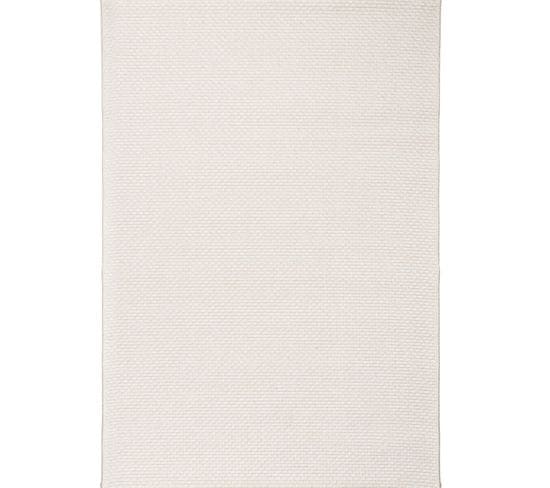 Tapis D'extérieur/interieur Aspect Jute Blanc 160x230 - Bangalor