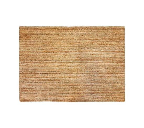 Tapis Artisanal Rectangulaire En Jute Tressé 200x290 - Gardon