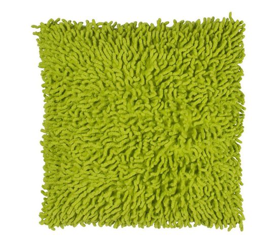 Coussin En Coton Seventies Vert 40x40 - Shaggy Disco