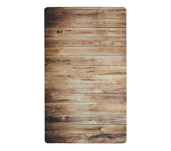 Tapis De Cuisine Woody - 45 X 75 Cm - Marron