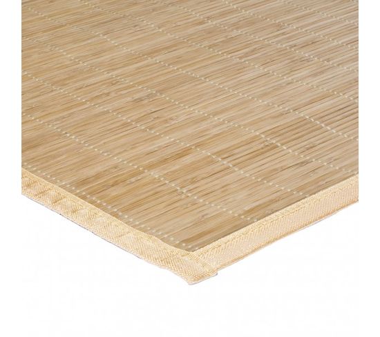  Tapis  En  Bambou  Naturel 60x90 Cm Bali Chic Tapis  salon 