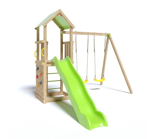 Aire De Jeux En Bois Smart Xperience Trigano - 7 Enfants