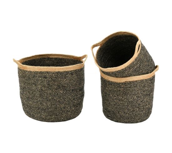 Corbeilles De Rangement En Jute Naturelle Et Teintée