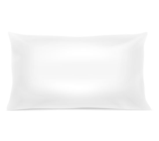 Oreiller Coton Percale - 50 X 70 -  650grs Ferme - Toutes saisons